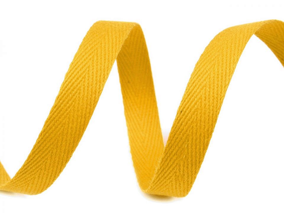 Keprovka - tkaloun šíře 8 mm žlutá