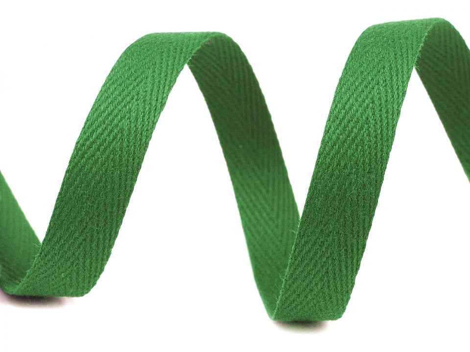 Keprovka - tkaloun šíře 8 mm zelená