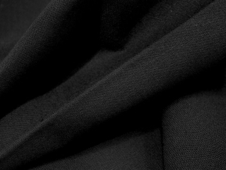 Nažehlovací záplata textilní černá 17x45cm