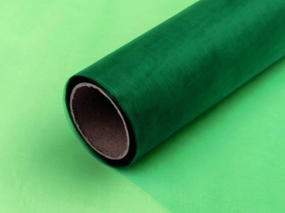 Organza / stuha šíře 14,5 cm - zelená