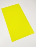 Voskový plát k dekorování svíček 12 x 22 cm žlutý neon