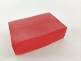 Mýdlová hmota červená transparentní 220 g