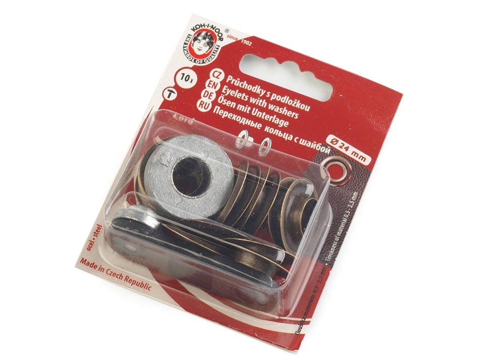 Průchodky s podložkou 24 mm STAROMOSAZ