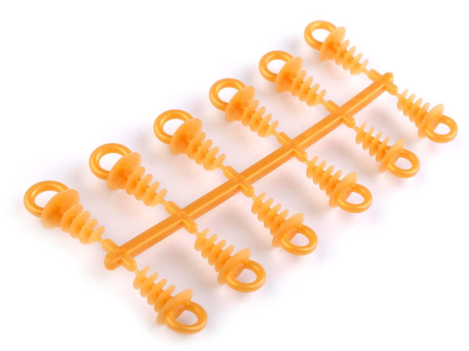 Očko na polystyrenové ozdoby 1,1x2,5 cm - zlaté