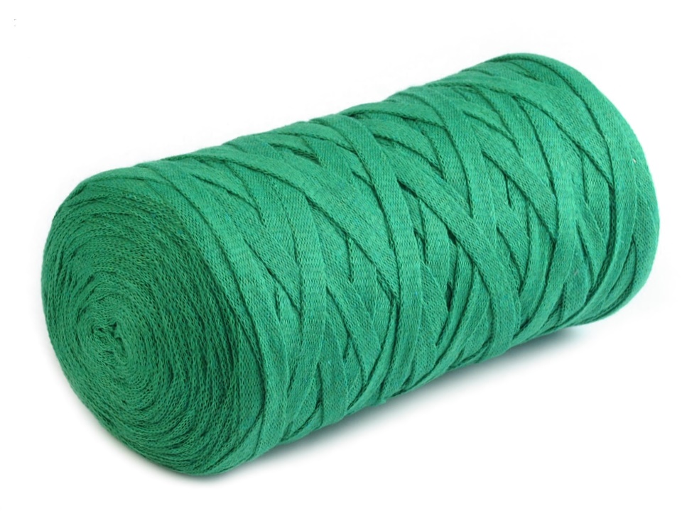 Špagety ploché Ribbon 250 g YarnArt zelená pastelová