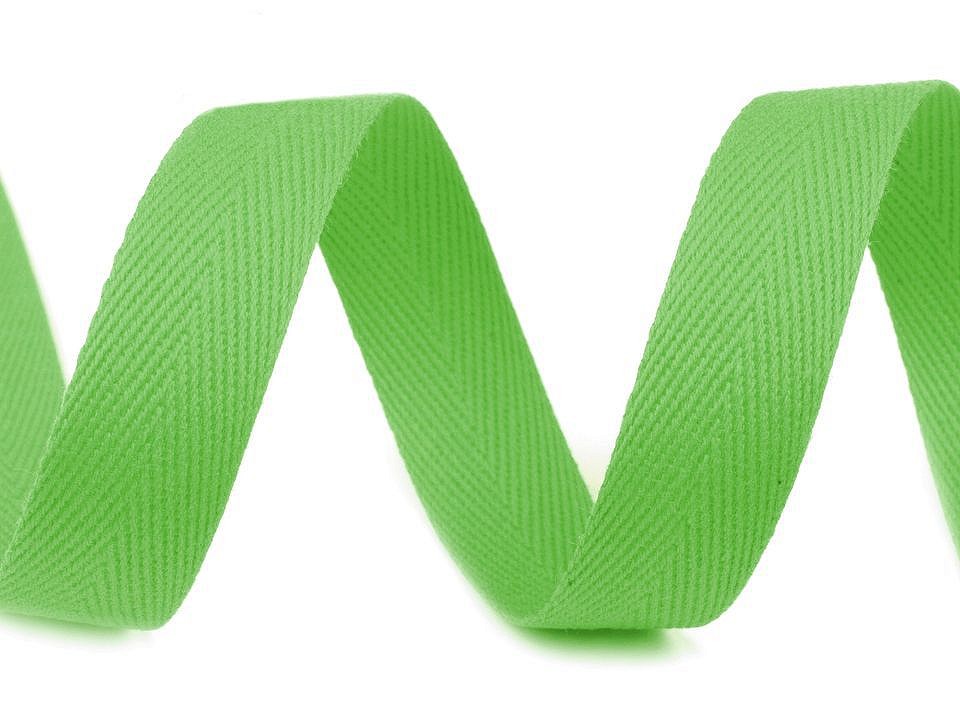 Keprovka - tkaloun šíře 16 mm zelená