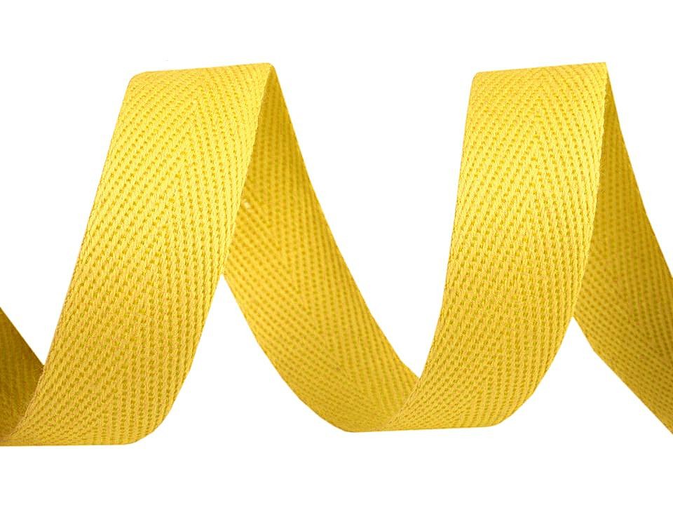 Keprovka - tkaloun šíře 16 mm žlutá