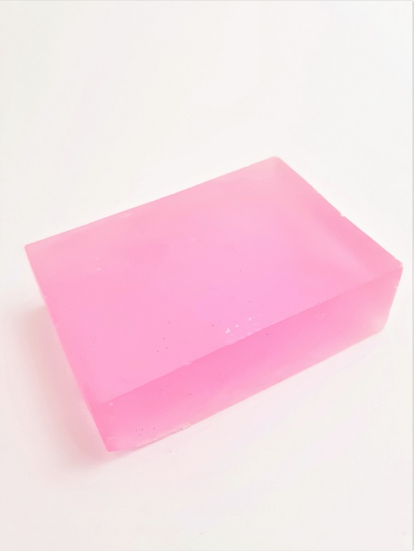 Mýdlová hmota růžová transparentní 220 g