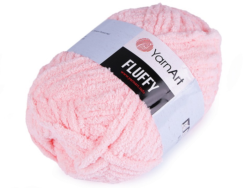 Příze Fluffy 150 g YarnArt - růžová nejsvětlejší