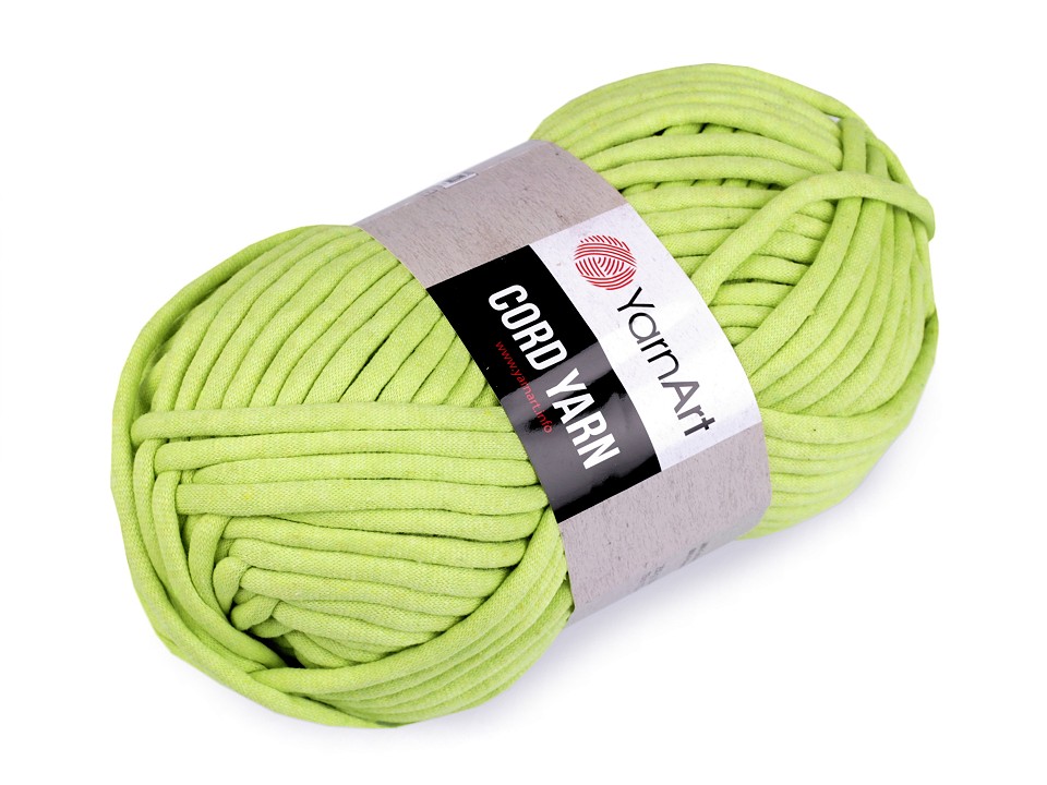 Pletací příze Cord yarn - zelená