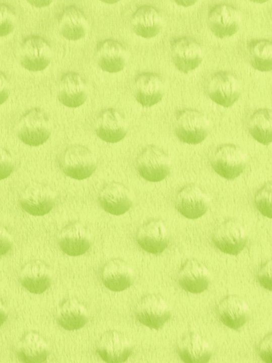 Minky s 3D puntíky - zelená světlá
