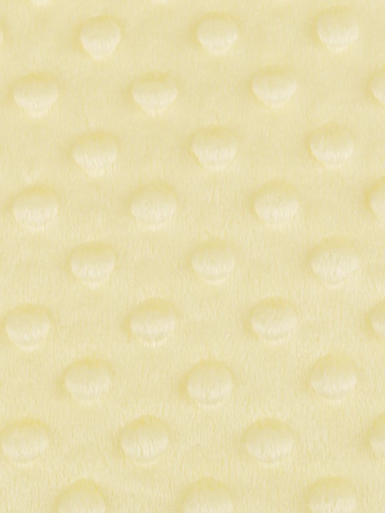 Minky s 3D puntíky - vanilková