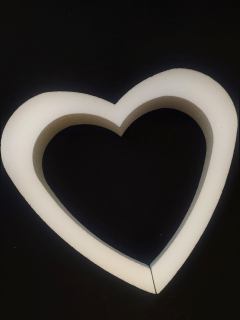 Polystyrenové srdce 32 x 31 cm