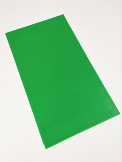 Voskový plát k dekorování svíček 12 x 22 cm tmavě zelený