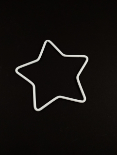 Kovová hvězda/polotovar k výrobě lapače snů, na dekoraci - mini