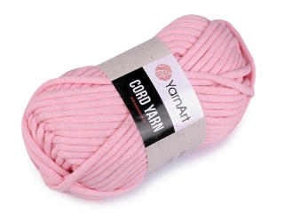 Pletací příze Cord yarn - růžová