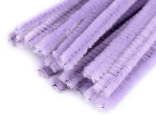 Chlupatý drátek Ø 6 mm - fialový