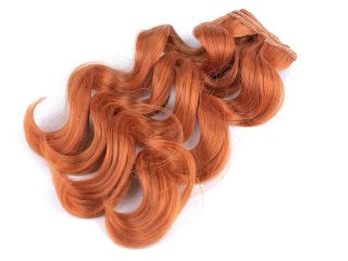 Vlasy pro panenky vlnité ZRZAVÉ 18 cm