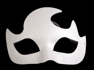 Karnevalová maska - škraboška k domalování