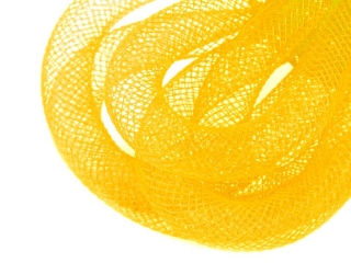Dekorační dutinka žlutá 10mm
