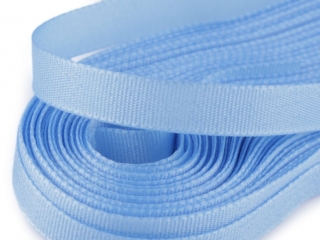 Stuha taftová šíře 6 mm - modrá azuro