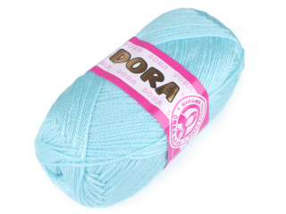 Pletací příze Dora 100 g - modrá poměnková(011)