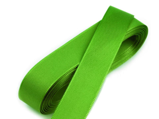 Stuha taftová šíře 15 mm - zelená